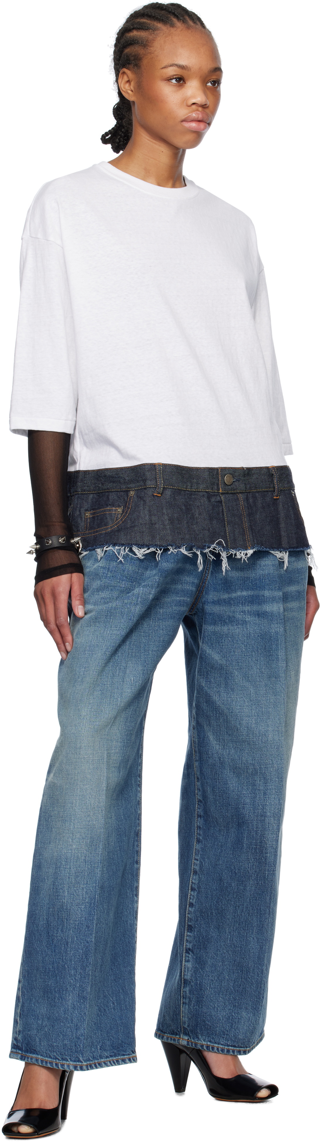 UNDERCOVER White Jeans T-shirt