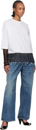UNDERCOVER White Jeans T-shirt
