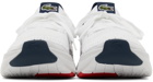 Lacoste White Knit Court-Drive Sneakers