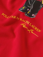 Polo Ralph Lauren - Printed Cotton-Blend Jersey Hoodie - Red