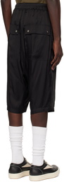 Rick Owens Black Porterville Bela Pods Shorts