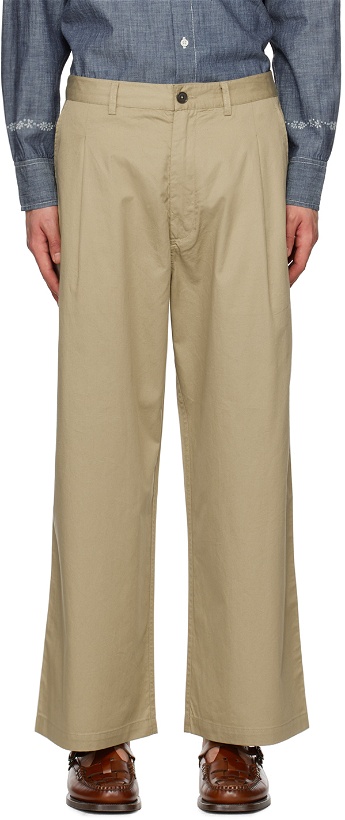 Photo: Universal Works Beige Sailor Trousers