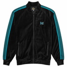 Needles Men's Velour RC Track Jacket in Black