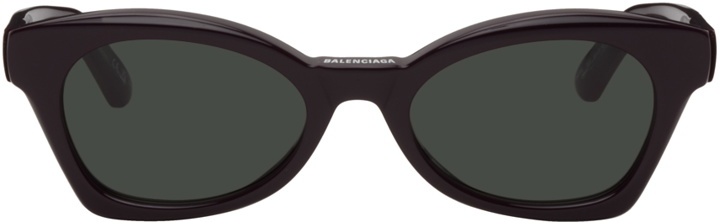 Photo: Balenciaga Purple Cat-Eye Sunglasses