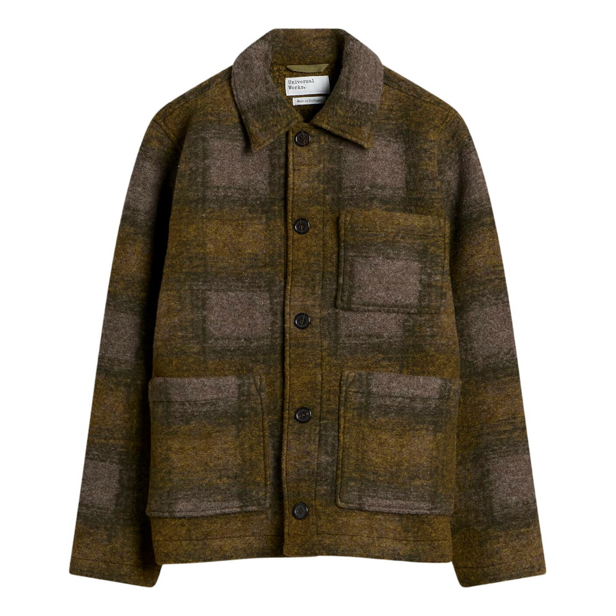 Universal Works Men's Kyo Cotton Cabin Jacket in Navy Universal Works
