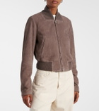Tod's Suede bomber jacket