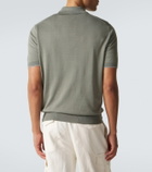 Brunello Cucinelli Logo cotton piqué polo shirt