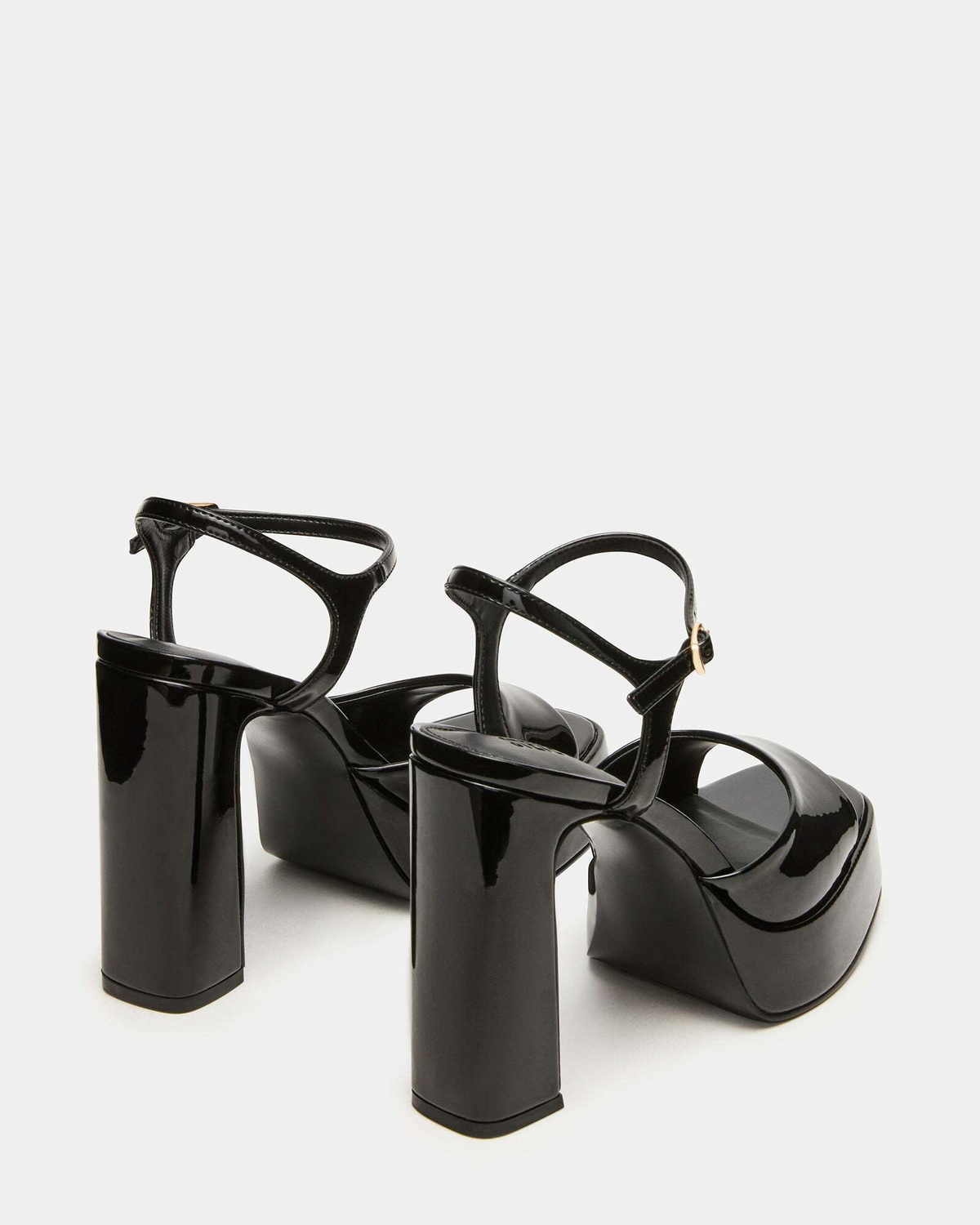 Steve Madden Liandra Heels in Black Patent