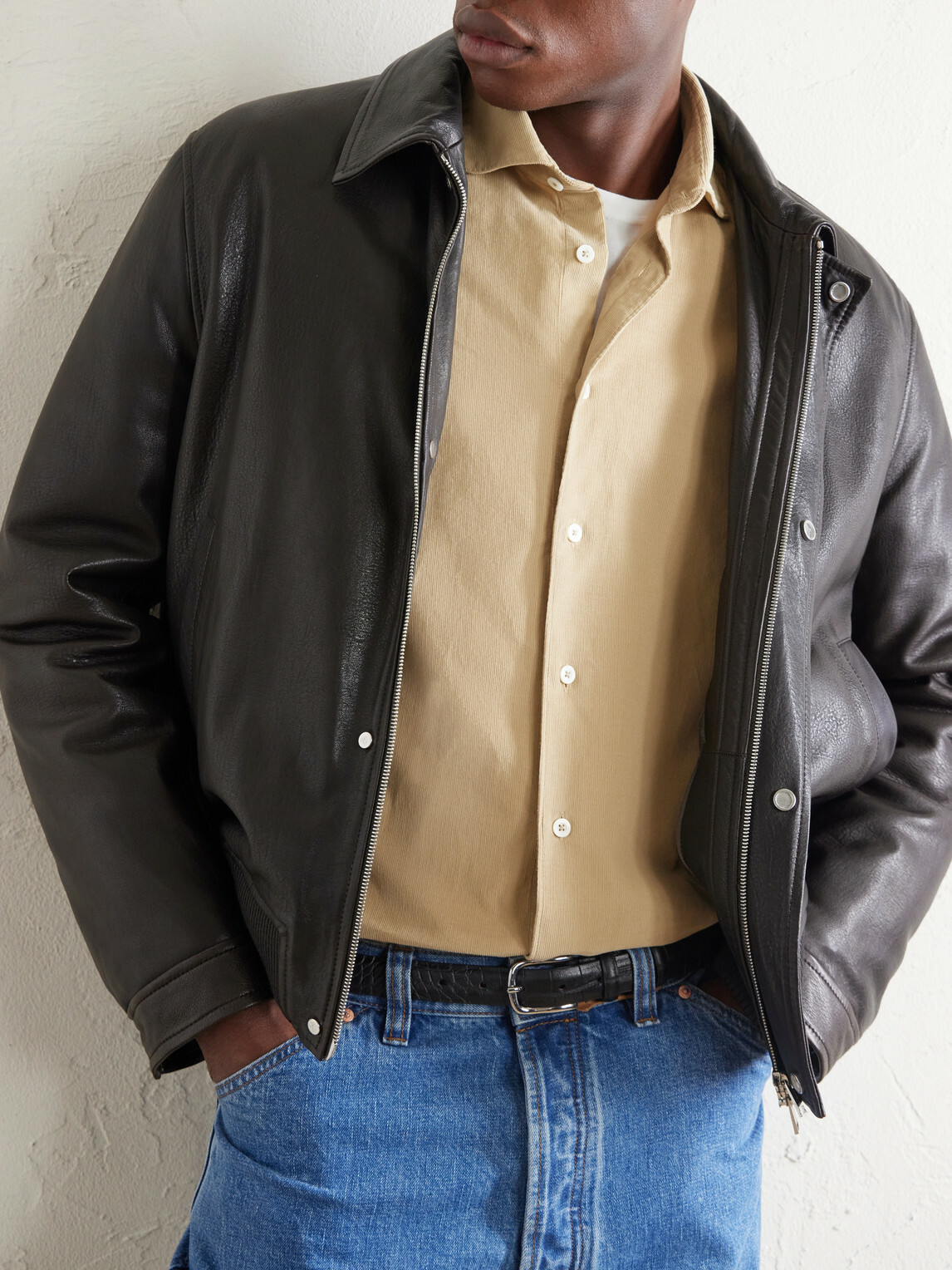 Canali - Cotton-Corduroy Shirt - Neutrals
