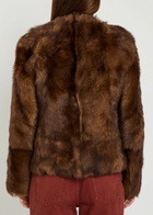 Zimmermann Hypnotic Shearling Jacket Brown