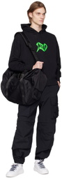 MSGM Black Logo Duffle Bag