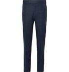 Kingsman - Navy Slim-Fit Linen Suit Trousers - Navy