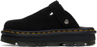 Dr. Martens Black ZebZag Mules