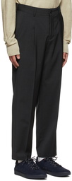 Hugo Grey Virgin Wool Trousers