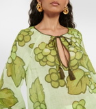 Etro Printed ramie tunic