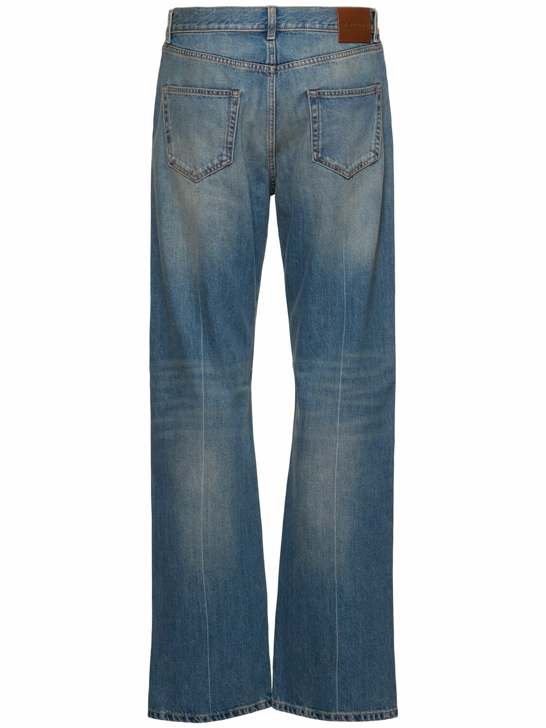 ALEXANDER MCQUEEN Cotton Denim Straight Jeans
