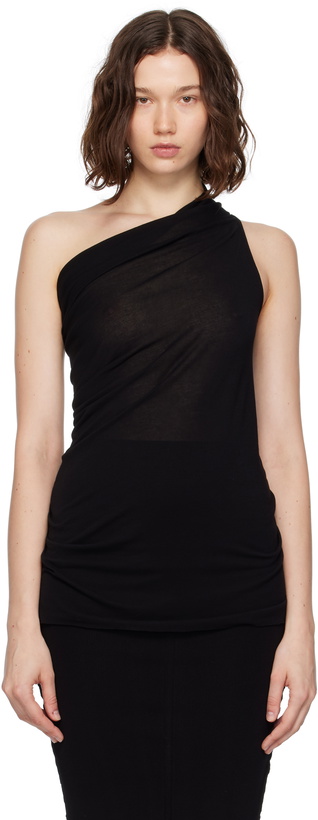 Photo: Rick Owens Black Concordians Athena Tank Top