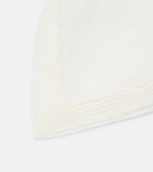 Faithfull Emilia lace-trimmed cotton head scarf