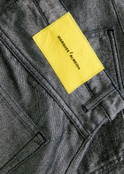 Marques' Almeida Metallic Wide-leg Jeans Silver