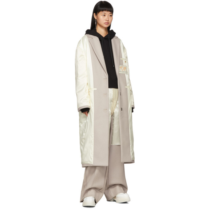MM6 Maison Margiela オフホワイト モッズコート 36 MM6 Maison Margiela オフホワイト モッズコート 36