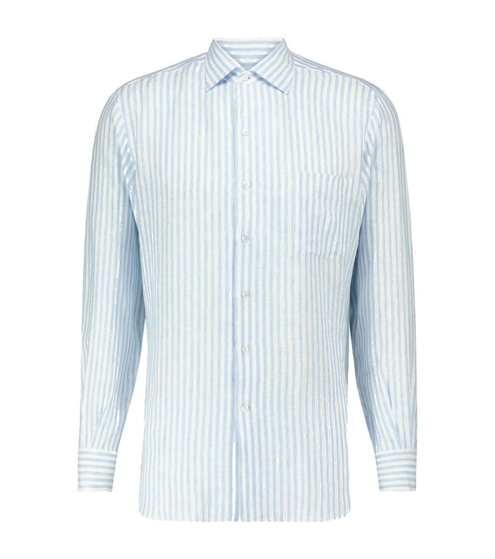 Photo: Loro Piana - André linen shirt