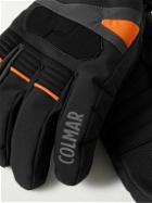 Colmar - Neoprene- and Leather-Trimmed Ski Gloves - Black