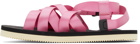 Suicoke Pink SAMA Sandals