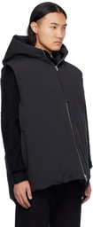 Jil Sander Black Medium Fill Down Vest