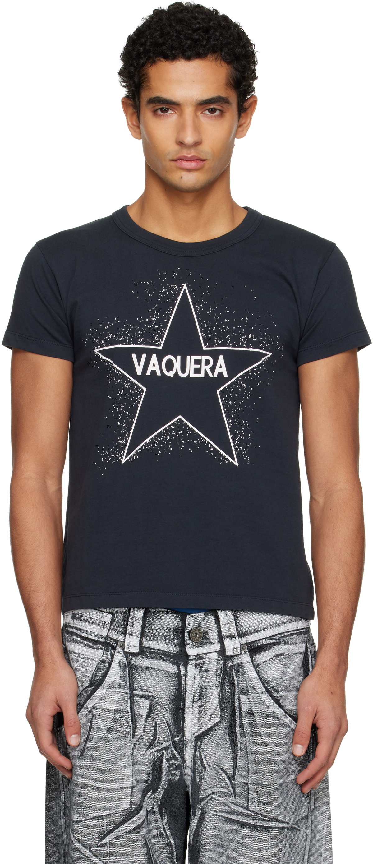 VAQUERA Black 'Vaquera' Star T-shirt