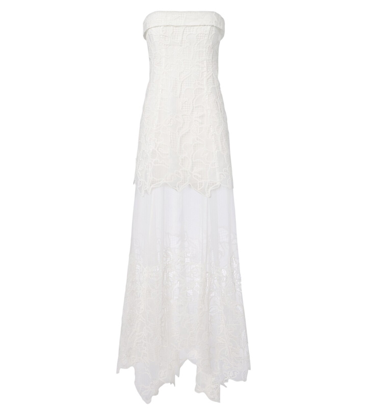 Photo: Simkhai Rennis organza bustier gown