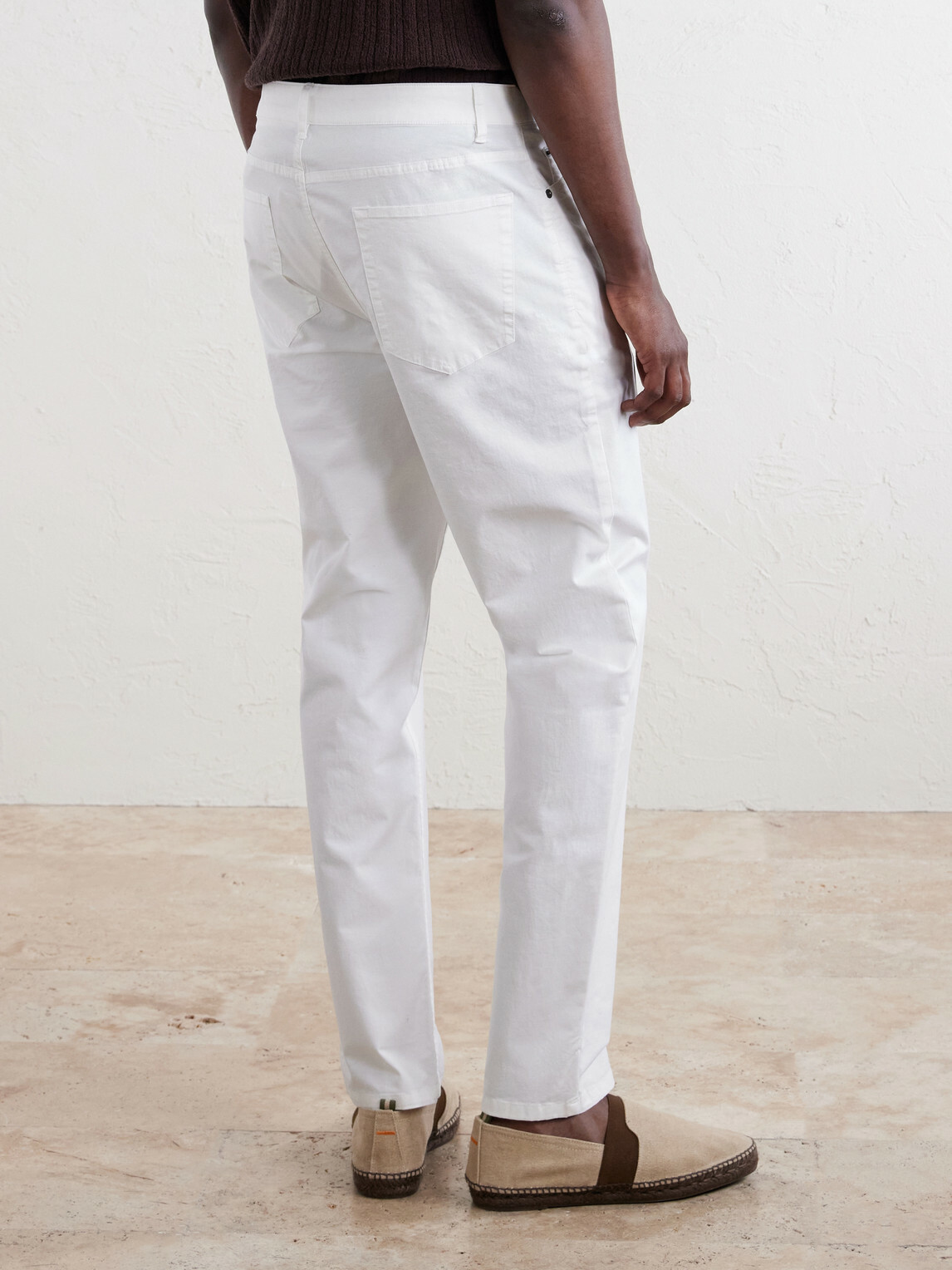 Onia - Straight-Leg Cotton-Blend Trousers - Neutrals