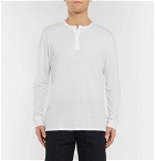 Onia - Slub Linen-Blend Henley T-Shirt - Men - Off-white