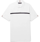 Loro Piana - 28Matches Striped Jersey Golf Polo Shirt - White