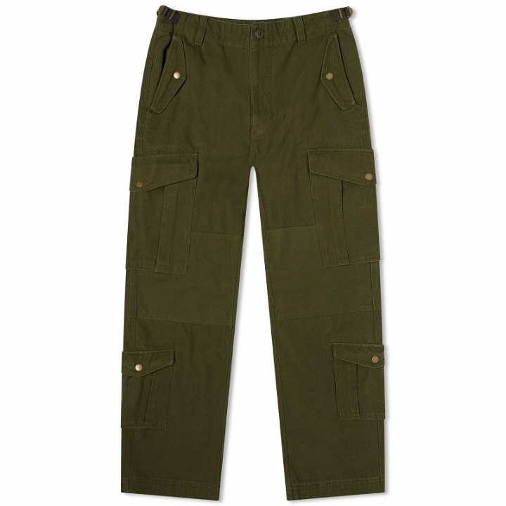Photo: FrizmWORKS Men's Jungle Cloth Field Cargo Pants in Olive