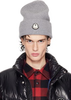 Moncler Genius Moncler x Palm Angels Gray Tricot Beanie