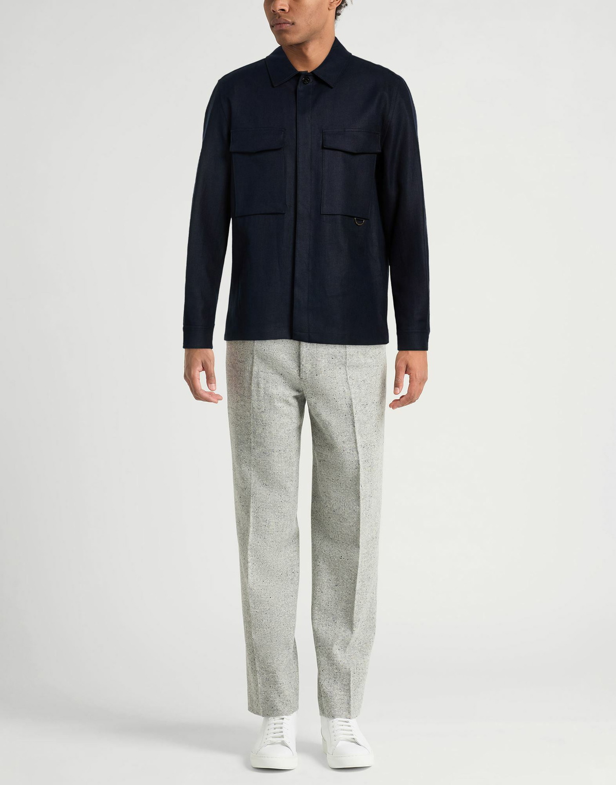 Agnona Mens Shirt in Navy
