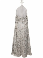 SAKS POTTS - Dax Embellished Jersey Midi Dress