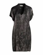 Manila Grace Womens Mini dress Charcoal