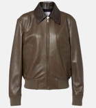 Bottega Veneta Intrecciato leather blouson jacket