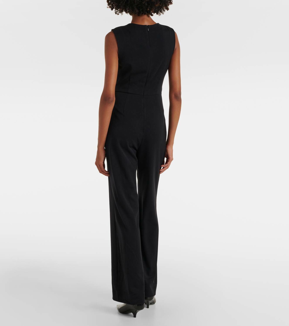 Staud Jagger draped jersey jumpsuit