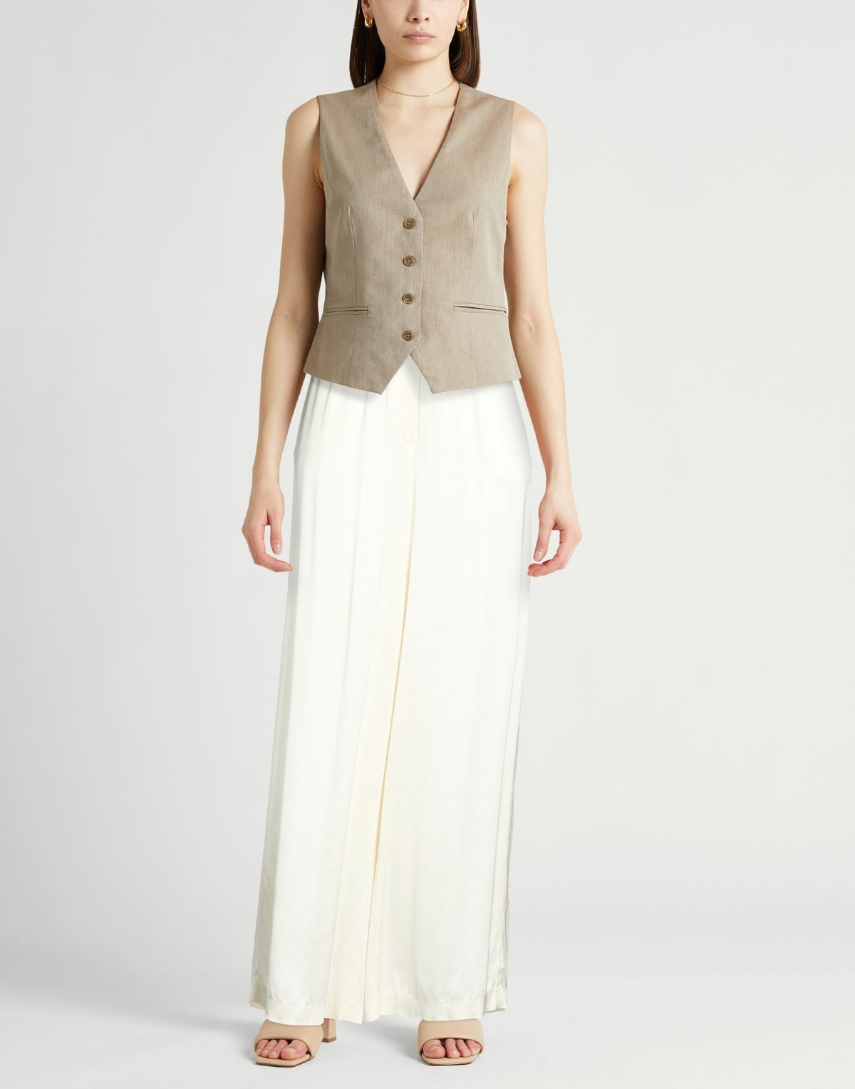 Peserico Womens Pants in Cream