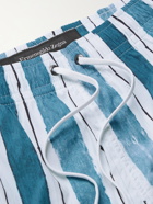 ERMENEGILDO ZEGNA - Striped Swim Shorts - Blue