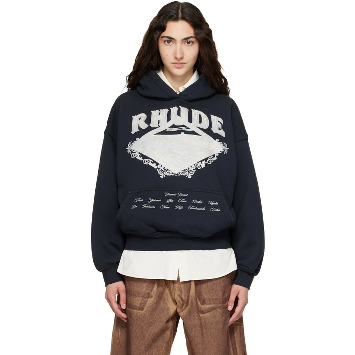 Photo: Rhude Black Dakar Convoy Hoodie