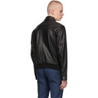 Boss Black Leather Meras Jacket