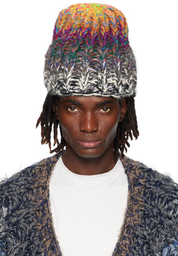 Photo: Bless Multicolor Nº65 Degradé Knittedhat II Beanie