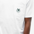 Pop Trading Company x Gleneagles by END. Logo Pocket T-Shirt in White