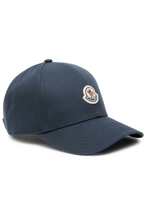 Photo: Moncler Logo Cotton cap - Navy - One Size