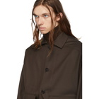 Lemaire Brown Wool Oversized Blouson Jacket