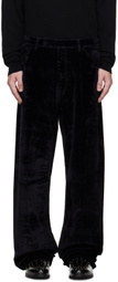 Random Identities Black Velvet Jeans
