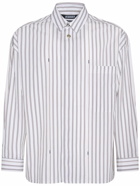 JACQUEMUS La Chemise Striped Cotton Shirt